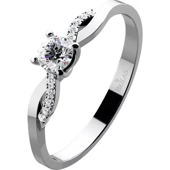 Prsten Danika W Briliant - prsten z bílého zlata