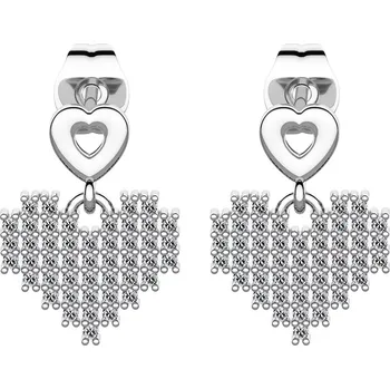 Náušnice Irma - stříbrné náušnice se zirkony