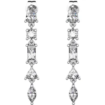 Náušnice Manola - stříbrné náušnice se zirkony