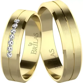 Prsten Dimidius Gold - snubní prsteny ze žlutého zlata