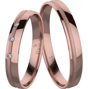 Prsten Kamila Red - snubní prsteny z červeného zlata