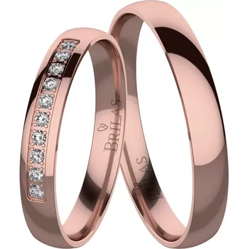 Prsten Ludvika Red - snubní prsteny z červeného zlata