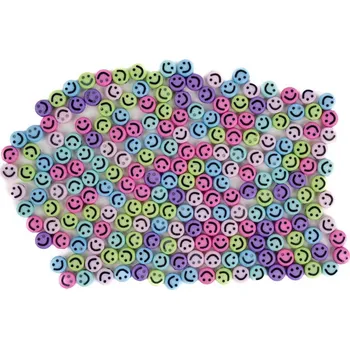 Dětské navlékací korálky FANDY Korálky Smile 6 mm 02