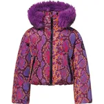 Dámská bunda Goldbergh Lucinda Ski Jacket Faux Border Snake Pink