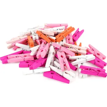 FANDY Kolíčky dekorační dřevěné Nude malé