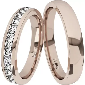 Prsten Alina Red - snubní prsteny z červeného zlata