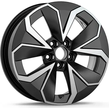 Alu kolo Škoda Auto MONTADO 6,0x16 5x100 ET38 černá metalíza