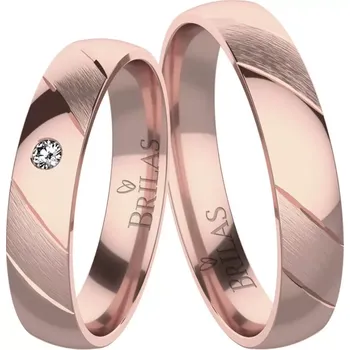 Prsten Mauro Red - snubní prsteny z červeného zlata