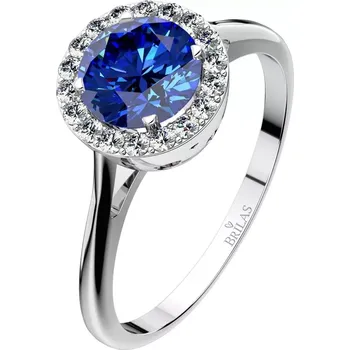 Prsten Emily Tanzanit Briliant - zlatý prsten s tanzanitem a brilianty