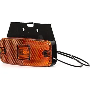 Příslušenství osvětlení automobilu Diodové obrysové světlo žluté uchycené shora WAS W46/Z