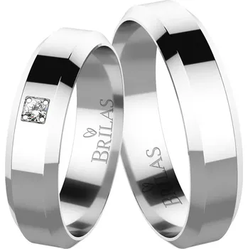 Prsten Andromeda White Diamond - snubní prsteny z bílého zlata