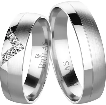 Prsten Cipriano White - luxusní snubní prstýnky v bílém zlatě