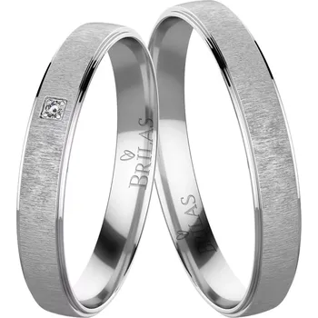 Prsten Dahana White - snubní prsteny z bílého zlata