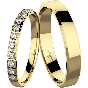 Prsten Trylka Gold - snubní prsteny ze žlutého zlata