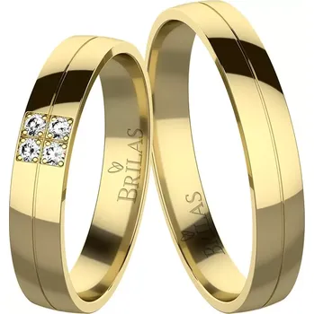 Prsten Johanka Gold Briliant - snubní prsteny ze žlutého zlata
