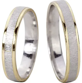 Prsten Suki Colour GW - exkluzivní snubní prsteny z bíložlutého zlata