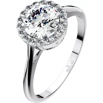 Prsten Emily White - honosný prsten z bílého zlata