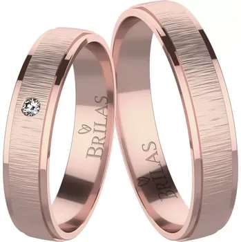 Prsten Lucia Red - snubní prsteny z červeného zlata