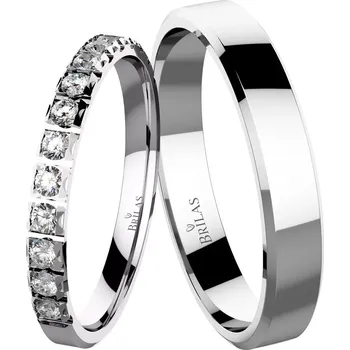 Prsten Trylka White - snubní prsteny z bílého zlata