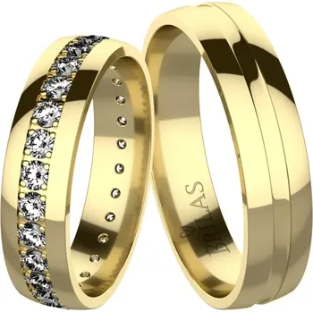 Prsten Rosalia Gold - snubní prsteny ze žlutého zlata