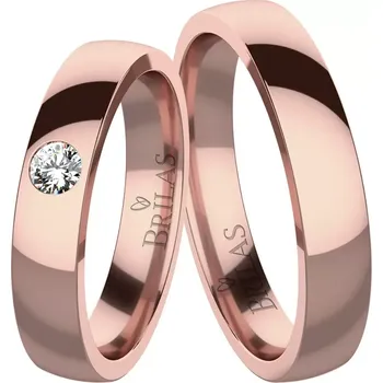 Prsten Sirius Red Diamond - snubní prsteny z červeného zlata