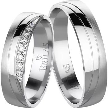 Prsten Destini White - snubní prsteny z bílého zlata