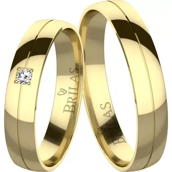 Prsten Korina Gold - snubní prsteny ze žlutého zlata