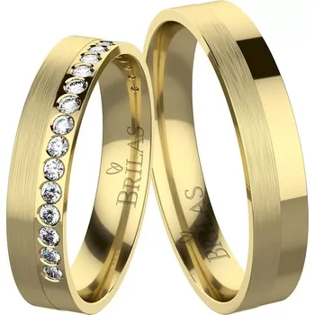 Šperk Blanka Gold - snubní prsteny ze žlutého zlata