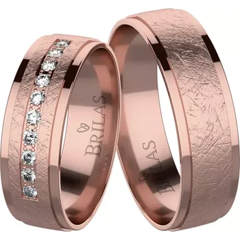 Prsten Rina Red - snubní prsteny z červeného zlata