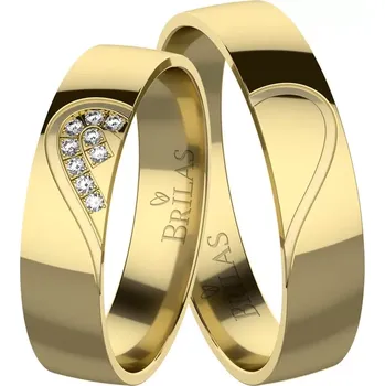 Prsten Fobos Gold - snubní prsteny ze žlutého zlata