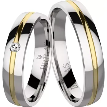 Prsten Connie Steel - elegantní snubní ocelové prstýnky