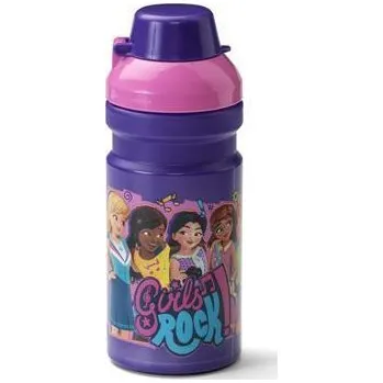 dětská jídelní sada Láhev Friends, fialovo-růžová, 390 ml, LEGO 40561734 590526