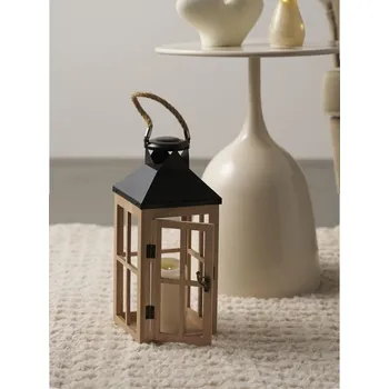 Svítilna Sinsay - Dřevěná svítilna - béžová - 058GM-80X - 058GM-80X-ONE