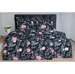 Povlečení z mikrovlákna s bavlněným efektem prodloužené NAMALA černé