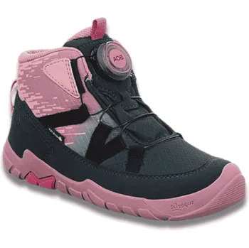 Dětská treková obuv SUPERFIT Trace Boa dětské celoroční barefoot boty s membránou GORE-TEX, Rosa Velikost: 33