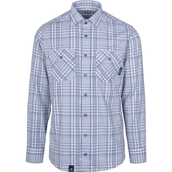 Cyklistické oblečení Pánská košile - Stöckli Hemd HE Karo silver