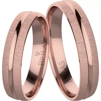 Prsten Rambos Red - krásné zlaté snubní prstýnky