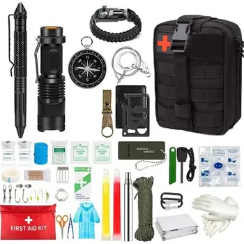 Lékárnička DRAGOWA Tactical lékárnička Fjord, černá