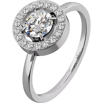 Prsten Zafira W Steel - zásnubní prsten z chirurgické oceli