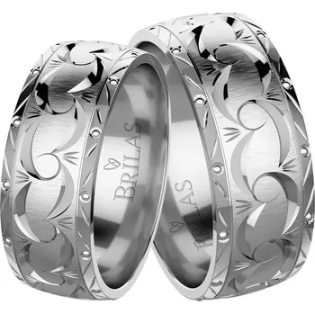 Prsten Damon White - snubní prsteny z bílého zlata