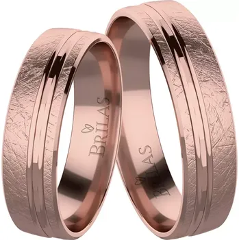 Prsten Sony Red - snubní prsteny z červeného zlata