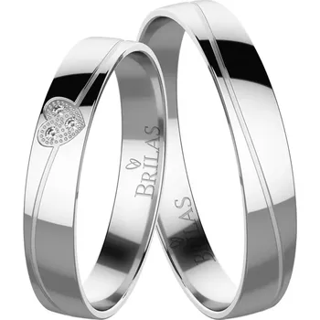 Prsten Slobodan White - snubní prsteny z bílého zlata