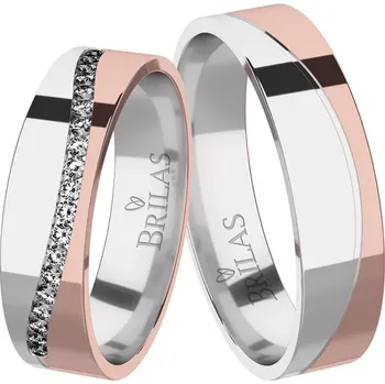 Prsten Samira Colour RW - snubáky z červeného a bílého zlata