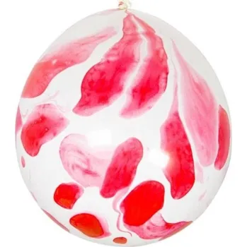 Balónek Folat Balónky latexové Krvavé skvrny 30 cm 6 ks