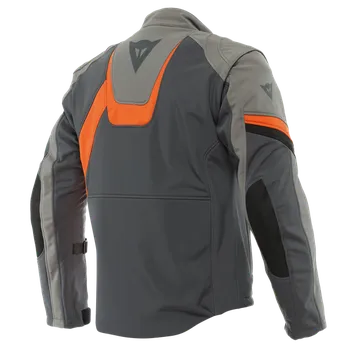 Moto oblečení Moto bunda DAINESE RANCH TEX ebony/charcoal grey/flame orange 2H76611658