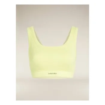 Dámské termo spodní prádlo Icebreaker Wmns Rib Lotus Bra, Citrine