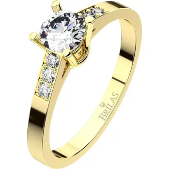 Prsten Monika Gold - překrásný zásnubní prsten ze žlutého zlata