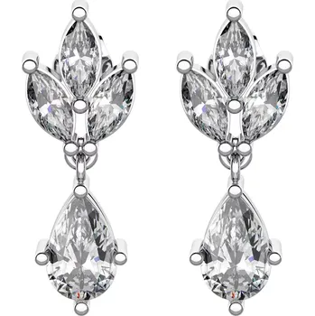 Náušnice Nataša - stříbrné náušnice se zirkony