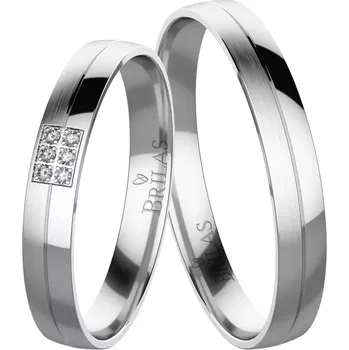 Prsten Anastázie White - snubní prsteny z bílého zlata