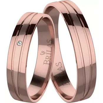 Prsten Neven Red - snubní prsteny z červeného zlata